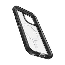 Load image into Gallery viewer, OTTERBOX Apple iPhone 14 / iPhone 13 Defender Series XT Clear Case with MagSafe - Black Crystal (77-90062), 5X Military Standard Drop Protection_1471