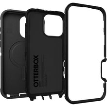 Load image into Gallery viewer, OtterBox Defender Series Case for iPhone 16 Pro Max Rugged, MagSafe Compatible, Military-Grade Drop Protection, Shockproof, Raised Edges Black Non-Retail Packaging_756