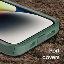 Load image into Gallery viewer, OtterBox iPhone 14 & iPhone 13 Commuter Series Case - TREES COMPANY (Green), slim & tough, pocket-friendly, with port protection_1019