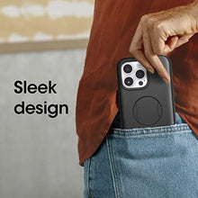 Load image into Gallery viewer, OtterBox iPhone 14 Pro Max OtterGrip Symmetry Series Case - Black, Built-in Grip, Sleek case, Snaps to MagSafe, Raised Edges Protect Camera & Screen_1058
