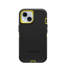 Load image into Gallery viewer, OtterBox iPhone 15, iPhone 14, & iPhone 13 (Only) - Defender Series Case - Night (Black & Yellow) - Case Only - Screenless - Rugged & Durable - with Port Protection - Non-Retail Packaging, NightBlackYellow_1