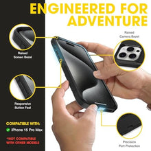 Load image into Gallery viewer, OtterBox iPhone 15 Pro Max - Commuter MagSafe Case - Slim & Tough - Pocket-Friendly - Dual Layer Drop Protection - Port Covers Non-Retail Packaging - Black_2923