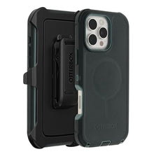 Load image into Gallery viewer, OtterBox iPhone 16 Pro Max (Only) - Defender Series MagSafe Case - Sagebrush (Green) - Holster Clip Included - Built-in Magnets - Rugged & Durable - with Port Protection - Non-Retail Packaging, SagebrushGreen_1