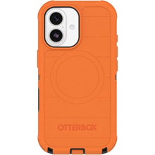Load image into Gallery viewer, OtterBox iPhone 17 (Only) Bundle: Defender Series Case & Screen Protector - Blaze Orange - Case Only - Snaps on MagSafe - Tough - Rugged & Durable, BlazeOrange_202