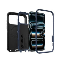 Load image into Gallery viewer, OtterBox iPhone 17 Pro Max (Only) - Defender Series Case - Black Shadow (Black & Blue) - Snaps on MagSafe - Tough - Rugged & Durable, BlackShadowBlackBlue_2239
