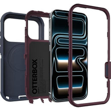 Load image into Gallery viewer, OtterBox iPhone 17 Pro (Only) - Defender Series Case - Indigo Tulip (Blue & Purple) - Snaps on MagSafe - Tough - Rugged & Durable, IndigoTulipBluePurple_2236