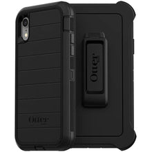 Load image into Gallery viewer, OtterBox iPhone XR Defender Series Case - Black, Rugged & Durable, with Port Protection, Includes Holster Clip Kickstand_1