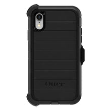 Load image into Gallery viewer, OtterBox iPhone XR Defender Series Case - Black, Rugged & Durable, with Port Protection, Includes Holster Clip Kickstand_8074