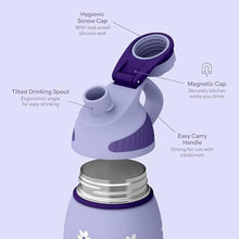 Load image into Gallery viewer, Ottle Reef Roamer Stainless Steel Water Bottle - 34 oz Insulated Flask with Leak Proof Lid, BPA free & Carry Handle - Hot & Cold Gym Water Bottle for Travel, Camping & Sports - Daisy Love, ozDaisyLove_5932