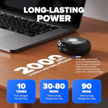 Load image into Gallery viewer, Oura Ring Gen 5/4/3 Charging Case, 2000mAh, LED Display, Black_659