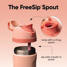 Load image into Gallery viewer, Owala FreeSip Kids Stainless Steel Water Bottle 16 oz Peach of Mind, PeachofMind_259