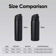 Load image into Gallery viewer, Owala FreeSip Stainless Steel Water Bottle 40 oz Night Safari, NightSafari_527