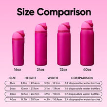 Load image into Gallery viewer, Owala FreeSip Stainless Steel Water Bottle 40 oz Read My Lips, ReadMyLips_100