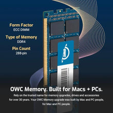 Load image into Gallery viewer, OWC 8GB DDR4 2666MHz ECC UDIMM 288-pin Memory RAM, Black_8400