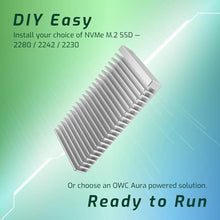 Load image into Gallery viewer, OWC Express 1M2 40Gb/s Portable NVMe SSD, Silver_910