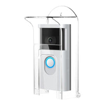 Load image into Gallery viewer, OYOCAM Transparent Plastic Doorbell Rain Cover Compatible with Ring, Blink, Google Nest, Eufy, Arlo, Kasa Video Doorbell, Waterproof Protector Shield Doorbell Push Button Cover Weather Blocking Cover_1