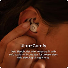 Load image into Gallery viewer, Ozlo Sleepbuds | Comfortable Side Sleeper Headphones | Up to 10 Hours of Bluetooth LE Streaming | Science-Backed Sleep Sounds | Snore Blocking Earbuds, White_1459