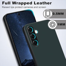 Load image into Gallery viewer, Pacciculn for Samsung Galaxy S25 Case, Vegan Leather - Green_795