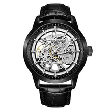 Load image into Gallery viewer, Pagani Design Automatic Mens Watches Skeleton Mechanical Wrist Watch for Men Waterproof Genuine Leather Watchband Luxury Self-Winding Stainless Steel Analog Watch for Men Collection (Full Black 1638), fullblack_1