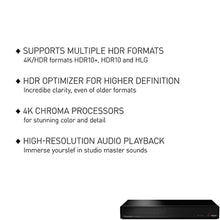 Load image into Gallery viewer, Panasonic 4K Blu Ray Player, Ultra HD Premium Video Playback and Hi-Res Audio - DP-UB154P-K DVD Player (Black)_251