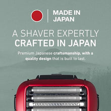 Load image into Gallery viewer, Panasonic ARC5 Electric Razor for Men Face, Wet & Dry Shavers for Men with Foil Shaver, Pop-up Trimmer, Ultra-Fast 5-Blade, Smart Shave Sensor, 16D Flexible Pivoting Head - ES-ALV6HR (Red)_1059