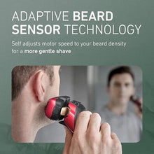 Load image into Gallery viewer, Panasonic ARC5 Electric Razor for Men Face, Wet & Dry Shavers for Men with Foil Shaver, Pop-up Trimmer, Ultra-Fast 5-Blade, Smart Shave Sensor, 16D Flexible Pivoting Head - ES-ALV6HR (Red)_1060