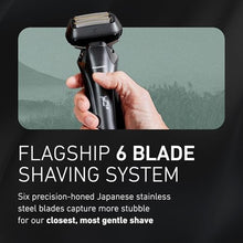 Load image into Gallery viewer, Panasonic ARC6 Electric Razor for Men Face, Wet & Dry Foil Shavers for Men, Pop-Up Trimmer, Ultra-Fast 6-Blade, Smart Shave Sensor, 22D Flexible Pivoting Head - ES-LS8A-K (Black)_1013