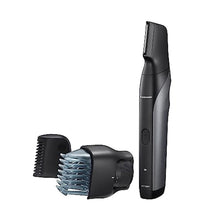 Load image into Gallery viewer, Panasonic Body Groomer for Men & Women, Unisex Wet/Dry Cordless Electric Body Hair Trimmer for Men & Women w/ 2 Comb Attachments, Multi-Directional Shaving in Sensitive Areas - ER-GK80-S (Black)_1