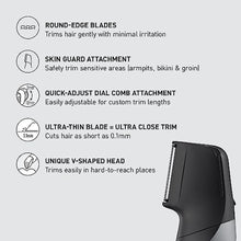 Load image into Gallery viewer, Panasonic Body Groomer for Men & Women, Unisex Wet/Dry Cordless Electric Body Hair Trimmer for Men & Women w/ 2 Comb Attachments, Multi-Directional Shaving in Sensitive Areas - ER-GK80-S (Black)_344