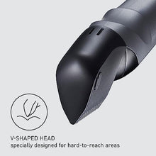 Load image into Gallery viewer, Panasonic Body Groomer for Men & Women, Unisex Wet/Dry Cordless Electric Body Hair Trimmer for Men & Women w/ 2 Comb Attachments, Multi-Directional Shaving in Sensitive Areas - ER-GK80-S (Black)_345