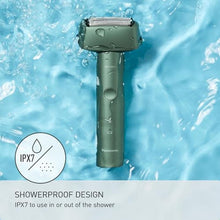 Load image into Gallery viewer, Panasonic Electric Razor for Men, Wet Dry Shaver with 3-Blade Cutting System, Ergonomic Handle and USB-C Charging- ES-RM3B-G, Green_269