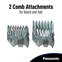 Load image into Gallery viewer, Panasonic Hair and Beard Trimmer, Men's, with 39 Adjustable Trim Settings and Two Comb Attachments for Beard and Hair, Corded or Cordless Operation, ER-GB60-K, Black_8644