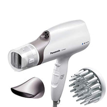 Load image into Gallery viewer, Panasonic Nanoe Salon Hair Dryer with Oscillating Quickdry Nozzle, Blow Dryer with Diffuser and Concentrator Attachments, 3 Speed Heat Settings for Easy Styling and Healthy Hair - EH-NA67-W (White)_1