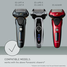 Load image into Gallery viewer, Panasonic Shaver Replacement Outer Foil and Inner Blade Set WES9032P, Compatible with ARC5 5-Blade Shavers ES-LV97-K, ES-LV67-K, ES-LV95-S, ES-LV65-S, Silver_8259