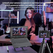 Load image into Gallery viewer, Papeaso Video Capture Card, HDMI to USB C 3.0 Capture Card, 1080P 60FPS Video Capture Device, for Streaming, Teaching,Gaming, Video conferencing or Live Broadcasting, GreyC_6410