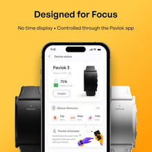 Load image into Gallery viewer, Pavlok 3 Sports (Black) App-Controlled Silent Alarm & Habit Trainer Wearable Chime/Vibration/Adjustable Zap Includes Plus (Lifetime Access) Steps & Sleep Tracking_7986