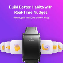 Load image into Gallery viewer, Pavlok 3 Sports (Black) App-Controlled Silent Alarm & Habit Trainer Wearable Chime/Vibration/Adjustable Zap Includes Plus (Lifetime Access) Steps & Sleep Tracking_7987