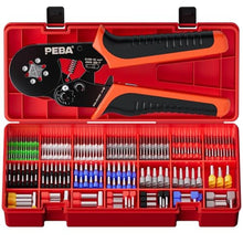 Load image into Gallery viewer, PEBA Ferrule Crimping Tool Kit, Wire Ferrules with Twin Ferrules, AWG 28-7, Assorted_1