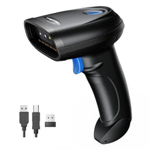 Load image into Gallery viewer, PecuMecu Bluetooth 1D&2D Barcode Scanner, 3-in-1 Bluetooth & USB Wired & 2.4G Wireless QR Barcode Reader, PDF417 Data Matrix Handheld Bar Code Scanner Work with Windows, Android, iOS (TM-10B)_1