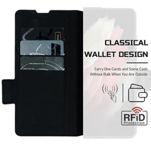 Load image into Gallery viewer, Pefimt for Samsung Galaxy Z Fold 7 Wallet Case Compatible with MagSafe Built-in Strong Magnetic, Hinge Protection Luxury Carbon Fiber Texture Leather 3 Card Slots with RFID Blocking (Black, Z Fold 7)_5568