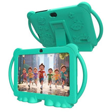 Load image into Gallery viewer, PEICHENG Kids Tablet 7 inch Android 12.0 for Toddler, 4GB RAM 32GB ROM Bluetooth IPS Screen Parental Control Dual Camera Shockproof Case for Educational Games, (Green)_1