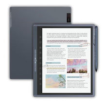 Load image into Gallery viewer, Penstar eNote Pro Color E-Ink Digital Notebook with Pen, 10.3 AI Note-Taking Paper Tablet, 8192 Pressure Levels, 128GB Storage, 6500mAh Battery, Ereader with Pen and Leather Folio Cover Buddle, Blue_1