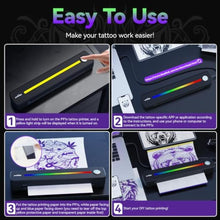 Load image into Gallery viewer, PeriMonkey AI Tattoo Stencil Printer for Artist, Thermal Printer Machine_25