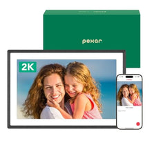 Load image into Gallery viewer, Pexar by Lexar WiFi Digital Picture Frame 11 | Yahoo Tech Best Tested Frame 2026 | 2K Resolution Ultimate Clarity, Anti-Glare Touch Stunning Screen for Gifting, Share Photos/Videos via APP, inBlackK_1