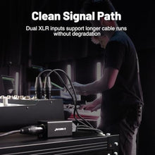 Load image into Gallery viewer, Phenyx Pro Dual-Channel Portable Wired in-Ear Monitor System PWM-10, Black_3