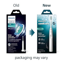 Load image into Gallery viewer, PHILIPS Sonicare 1100 Rechargeable Electric Toothbrush, 1 Brush Head, White, WhiteGrey_958