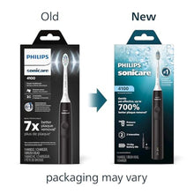 Load image into Gallery viewer, Philips Sonicare 4100 Series Electric Toothbrush - Sonic Toothbrush with Advanced Sonic Technology, Pressure Sensor, Two Intensity Settings, Smartimer & Quadpacer, Black, Model HX3681/24_842