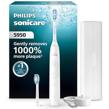 Load image into Gallery viewer, Philips Sonicare 5950 Rechargeable Electric Toothbrush, 2 Brush Head, White_1