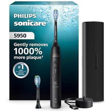 Load image into Gallery viewer, Philips Sonicare 5950 Rechargeable Electric Toothbrush, 2 Brush Head, Black_1