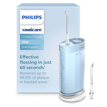 Load image into Gallery viewer, Philips Sonicare Compact Flosser 1000, Portable Water Flosser with 3 Flossing Modes, IPX7 Waterproof Oral Irrigator, Travel Friendly, Blue, Model HX3333/24_1
